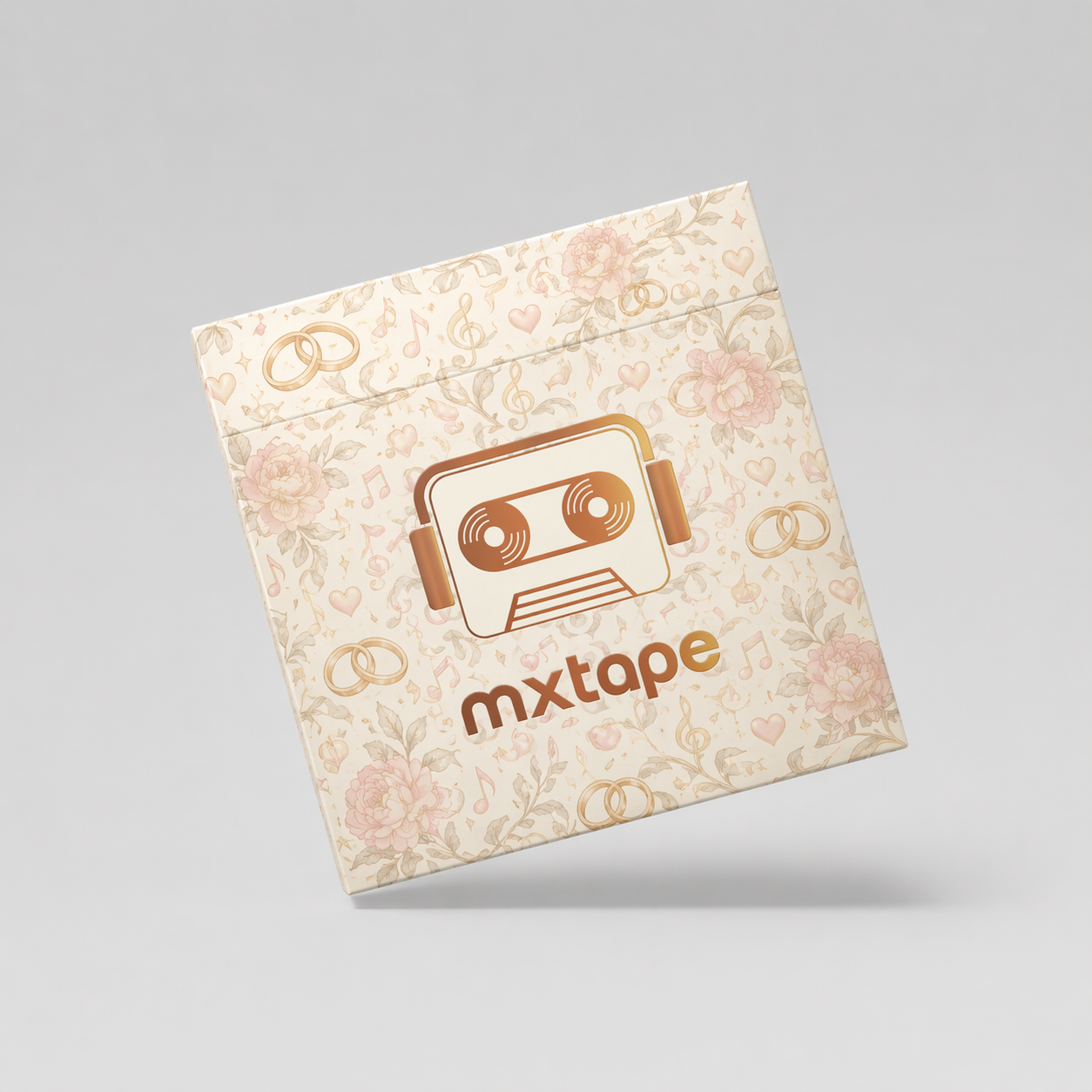 mxtape wedding collection — packaged box and hero card